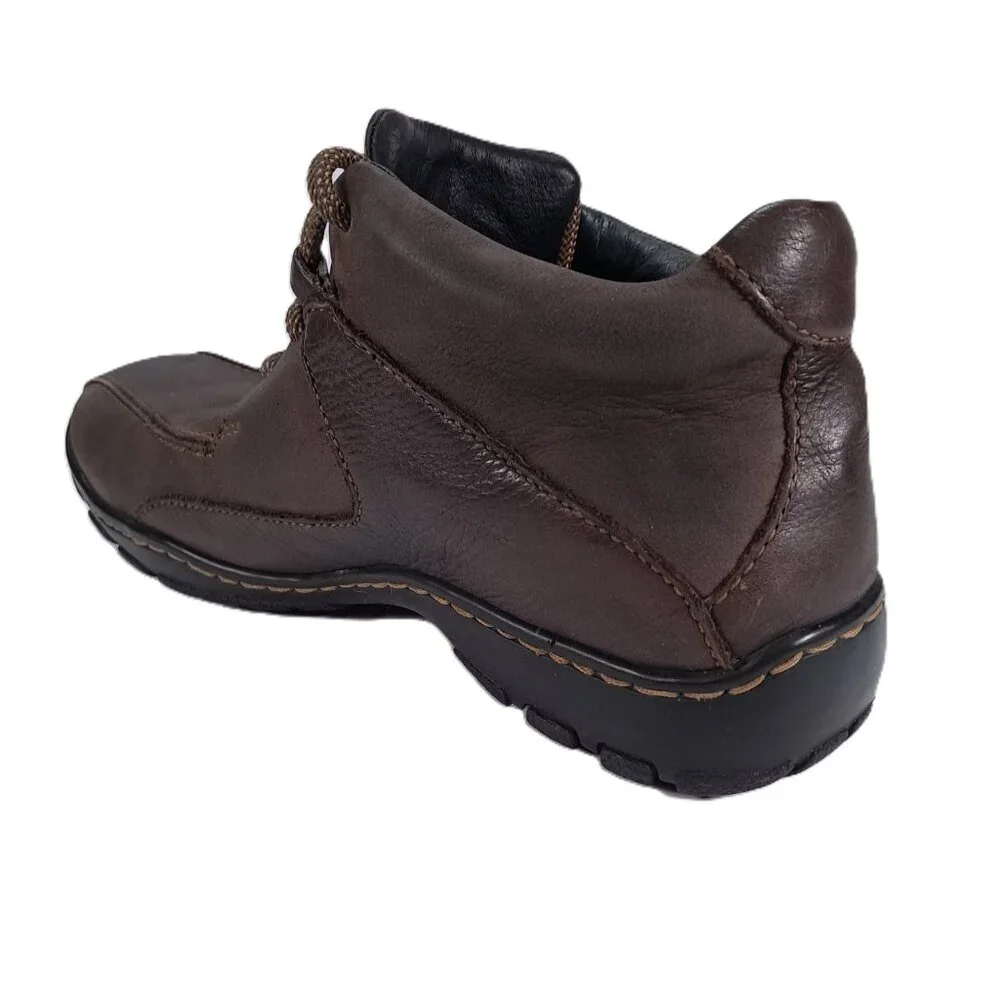 Born Ankle Boots Men US 8, EU 41 Brown Leather Casual Lace Up Chukka